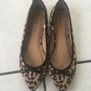 Leopard Pointed Flats